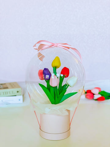 6 Tulips Balloon Arrangement