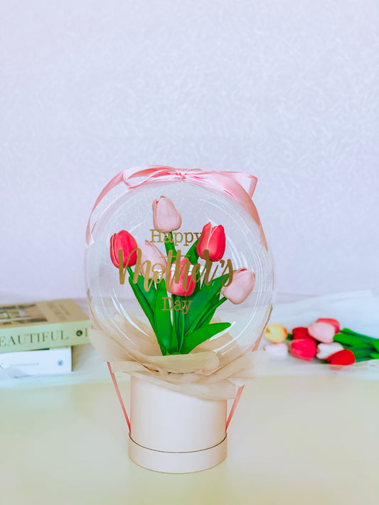 6 Tulips Balloon Arrangement